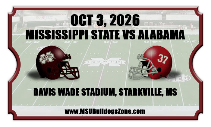 2026 Mississippi State Vs Alabama